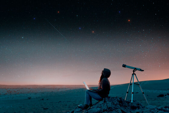 Teleskop - Blick in die Zukunft